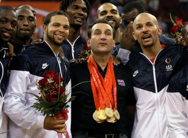 Head Coach Mike Krzyzewski Celebrates USA Basketball's 2012 Gold Medal  