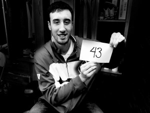 Frank Kaminsky after breaking the Wisconsin single-game scoring record. Photo Credit