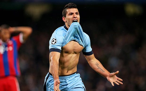 Would you like some beefcake with the buckets of goals Agüero will score this year. 